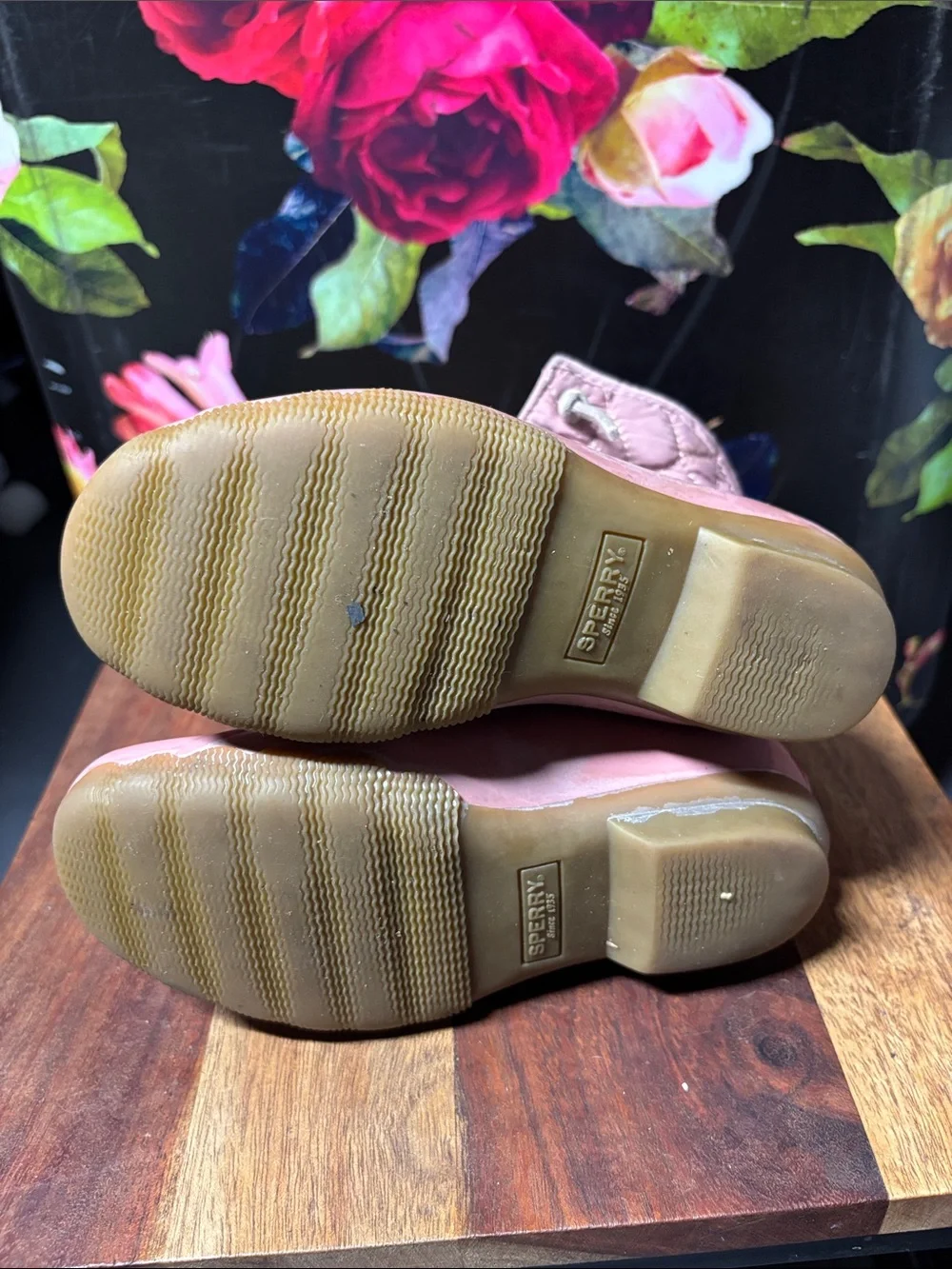 Sperry Blush Pink Quilted Duck Boots